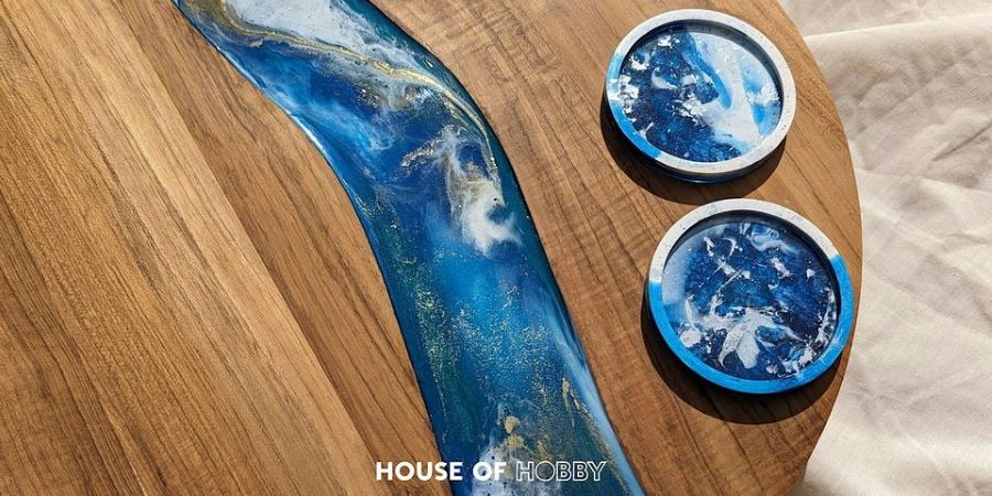 Resin River Boards & Coasters Workshop in Perth