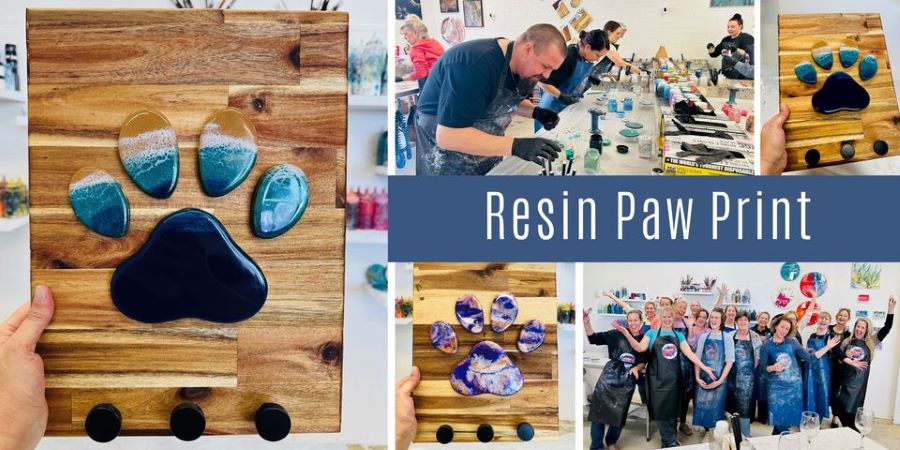 Resin Paw Print Board Class